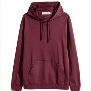 H&M Cotton Jersey Hooded Shirt